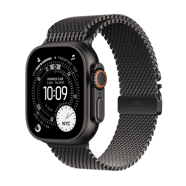 Смарт-часы Apple Watch Ultra 3 49mm Black Ti Black (Milanese Loop)
